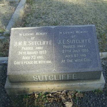 SUTCLIFFE J.M.R. -1953 &amp; J.E. -1955