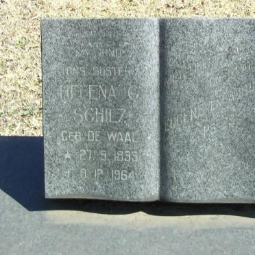 SCHILZ Helena C. nee DE WAAL 1933-1964