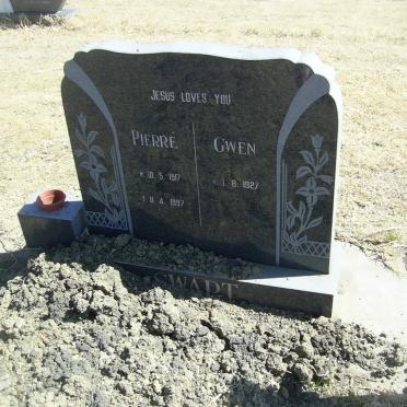 SWART Pierre 1917-1997 &amp; Gwen 1927-