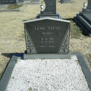 STEYN Lenie nee BRITZ 1910-1975