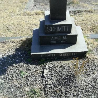 SCHMITT Aime M. 1898-1970 :: SCHMITT Georgette 1899-1975