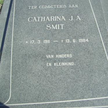 SMIT Catharina J.A. 1911-1984