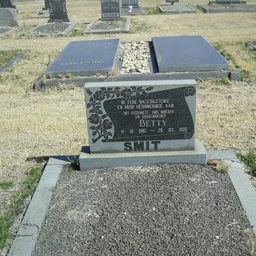 SMIT Betty 1916-1990