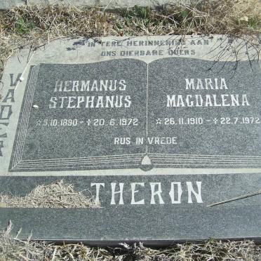 THERON Hermanus Stephanus 1890-1972 &amp; Maria Magdalena 1910-1972