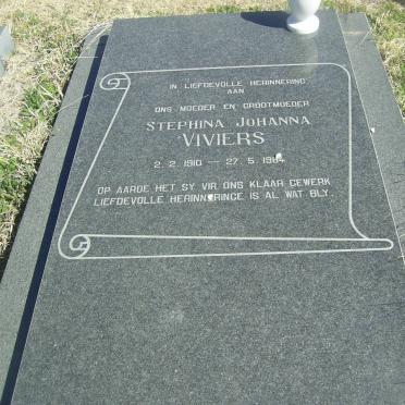 VIVIERS Stephina Johanna 1910-1984