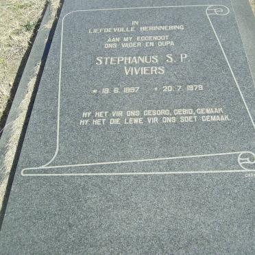 VIVIERS Stephanus S.P. 1897-1979