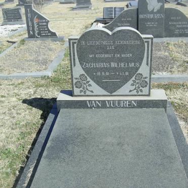 VUUREN Zacharias Wilhelmus, van 1951-1981