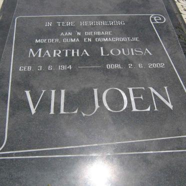 VILJOEN Martha Louisa 1914-2002