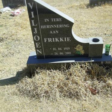 VILJOEN Frikkie 1919-2001