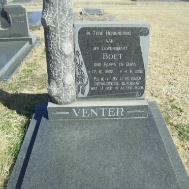 VENTER Boet 1922-1985