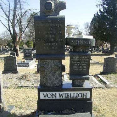 WIELLIGH Jacobus Adriaan, von 1953-1972