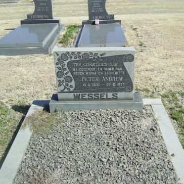 WESSELS Peter Andrew 1902-1977