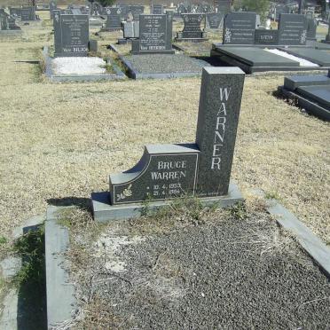 WARNER Bruce Warren 1953-1984