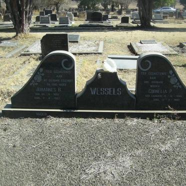WESSELS Johannes B. 1893-1967 &amp; Cornelia P. LOUWRENS 1896-19?3