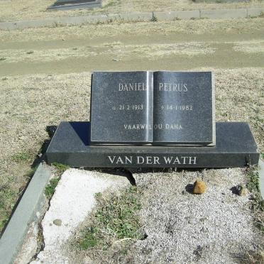 WATH Daniel Petrus, van der 1913-1982