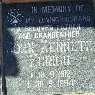 EHRICH John Kenneth 1912-1994