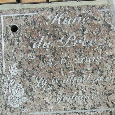 PREEZ Hane, du -2002