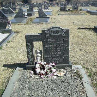 ? Catharina Jacoba 1948-1975 :: ? Francois 1973-1975