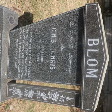 BLOM C.H.B. 1918-1991