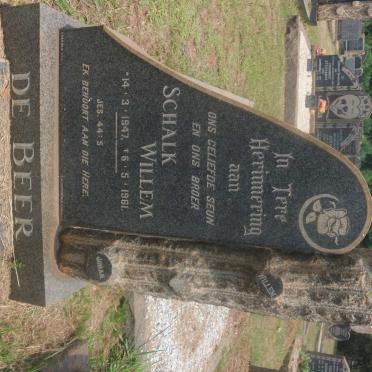 BEER Schalk Willem, de 1947-1961