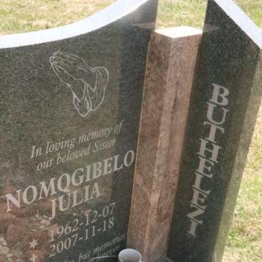 BUTHELEZI Nomqgibelo Julia 1962-2007