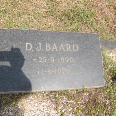 BAARD D.J. 1890-1979
