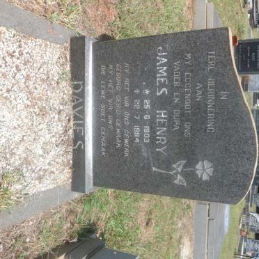 DAVIES James Henry 1903-1984