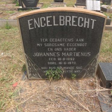 ENGELBRECHT Johannes Martienus 1892-1970