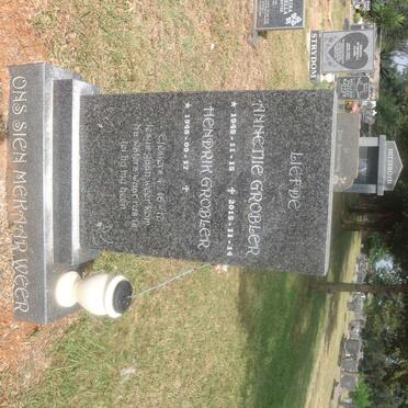 GROBLER Hendrik 1948- &amp; Annetjie 1945-2015