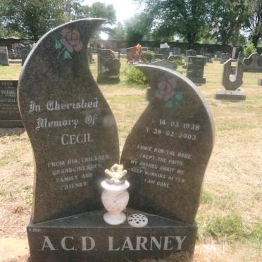 LARNEY A.C.D. 1938-2003