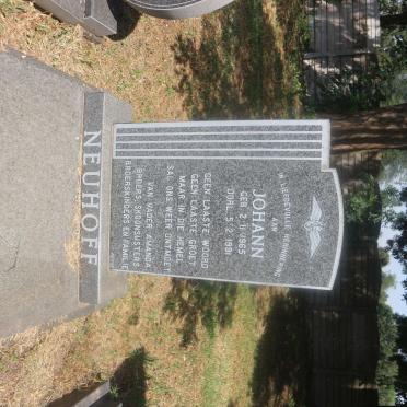 NEUHOFF Johann 1965-1991