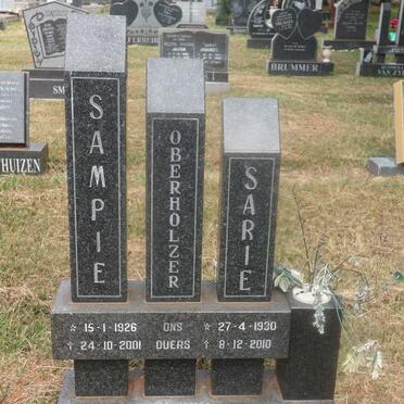 OBERHOLZER Sampie 1926-2001 &amp; Sarie 1930-2010