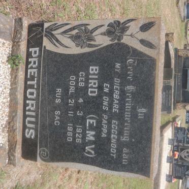 PRETORIUS E.M.V. 1926-1960