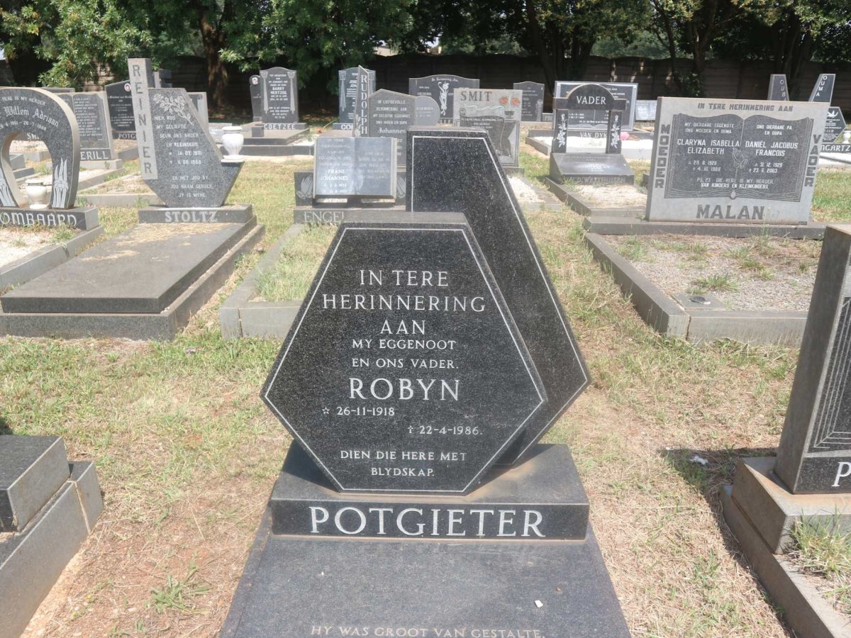 POTGIETER Robyn 1918-1986