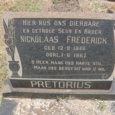 PRETORIUS Nickolaas Frederick 1946-1967
