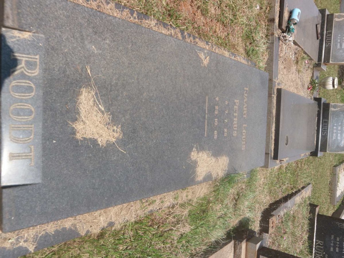 ROODT Tjaart Louis Petrus 1925-1965