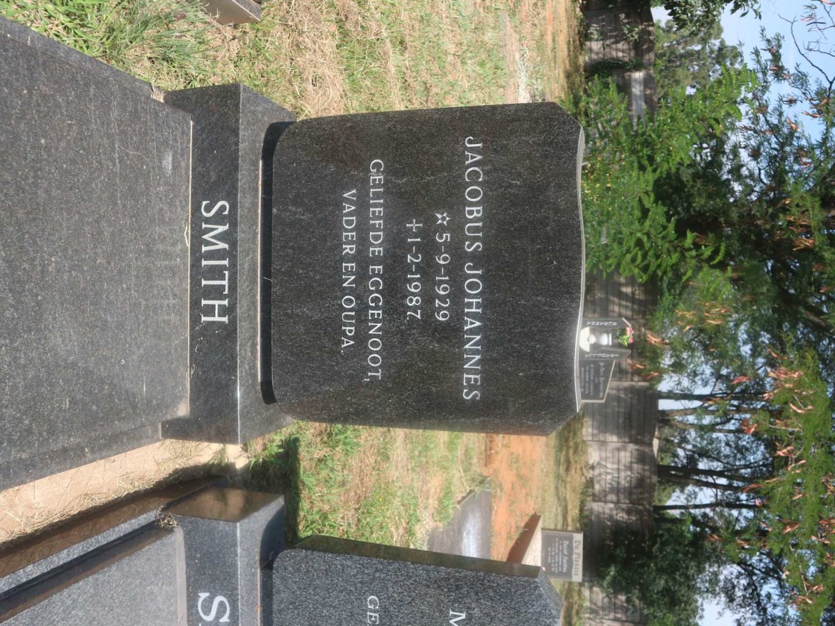 SMITH Jacobus Johannes 1929-1987