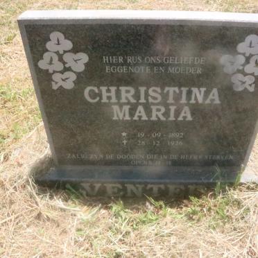 VENTER Christina Maria 1892-1926