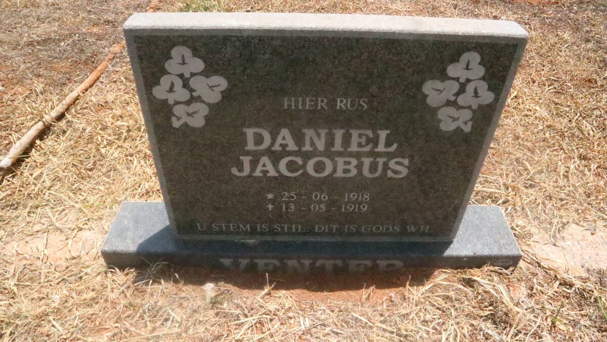 VENTER Daniel Jacobus 1918-1919