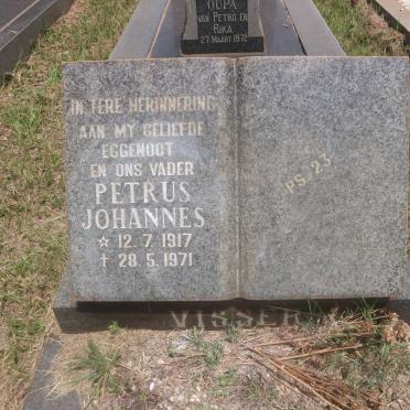 VISSER Petrus Johannes 1917-1971