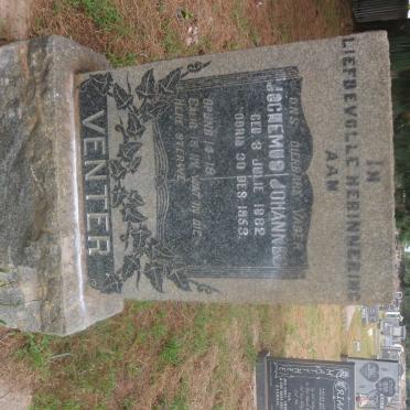 VENTER Jochemus Johannes 1882-1953