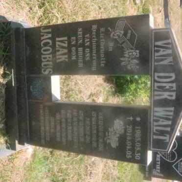 WALT Izak Jacobus, van der 1985-2014