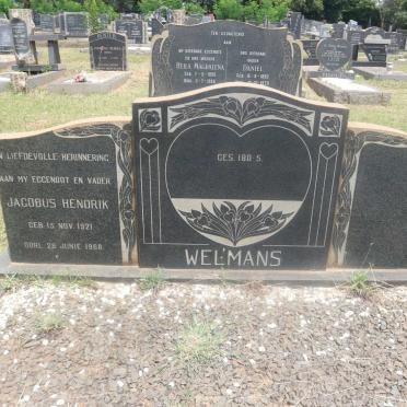 WELMANS Jacobus Hendrik 1921-1968