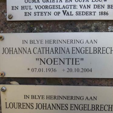 ENGELBRECHT Johanna Catharina 1936-2004
