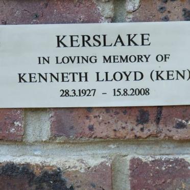 KERSLAKE Kenneth Lloyd 1927-2008