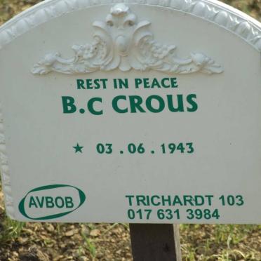 CROUS B.C. 1943-