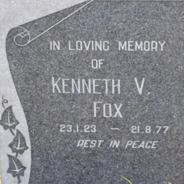 FOX Kenneth V. 1923-1977
