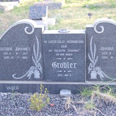 GROBLER Jacobus Johannes 1917-1965 &amp; Johanna Francina 1918-1983