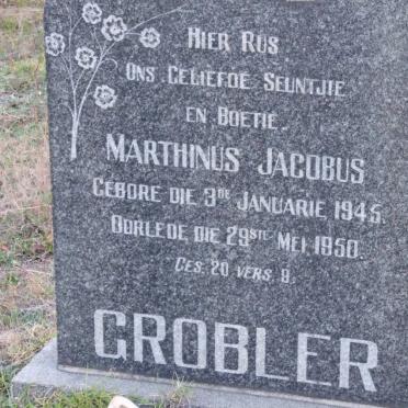 GROBLER Marthinus Jacobus 1945-1950