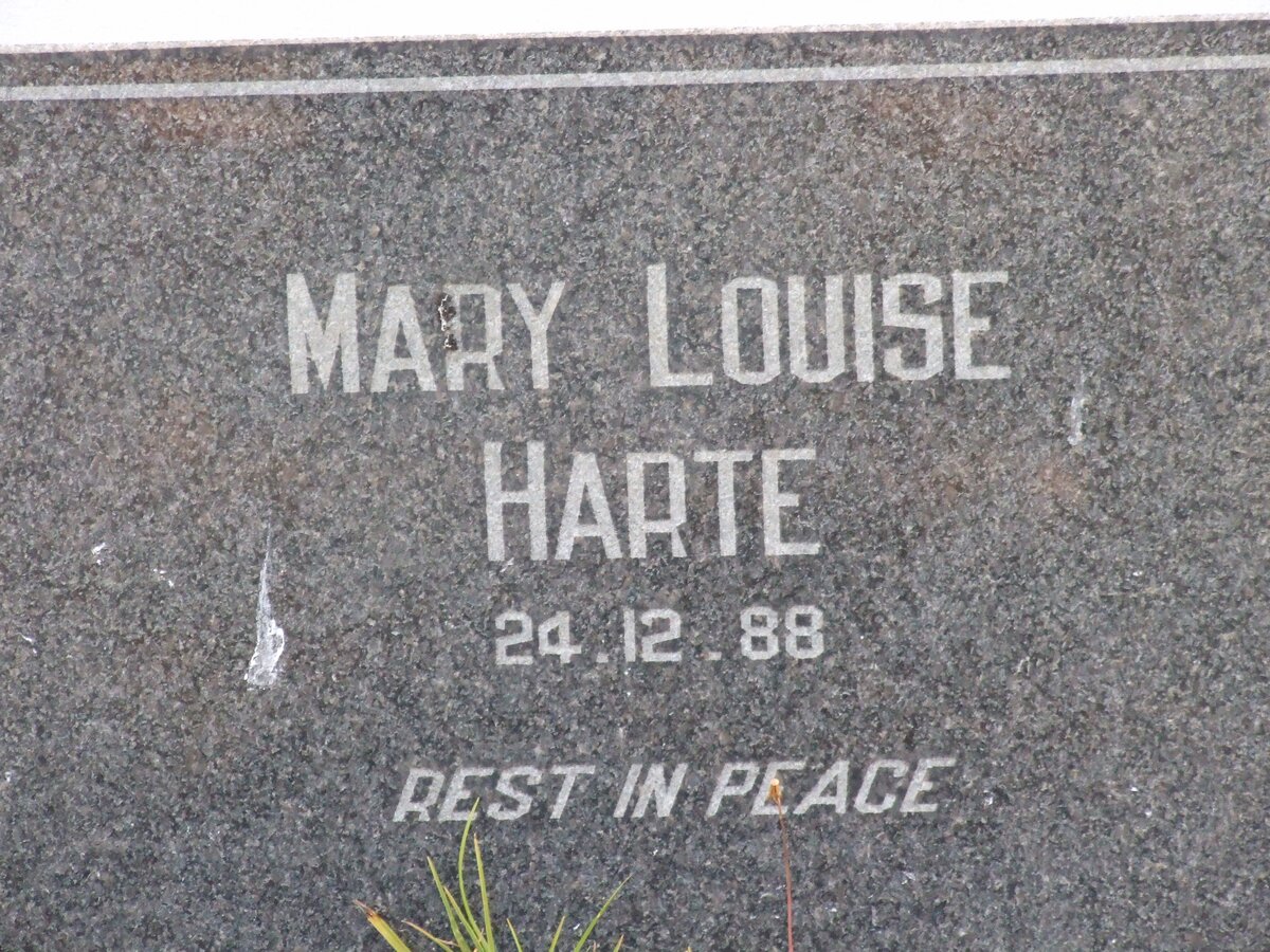 HARTE Mary Louise -1988